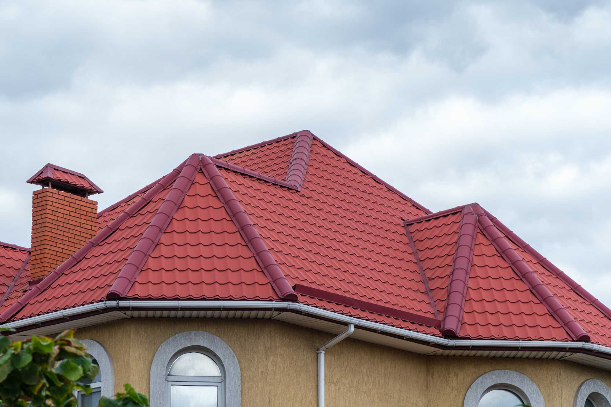 Roof restoration and repaint completed on a residential property